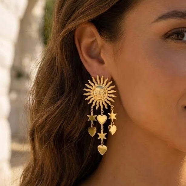 SUN RAYS EARRINGS