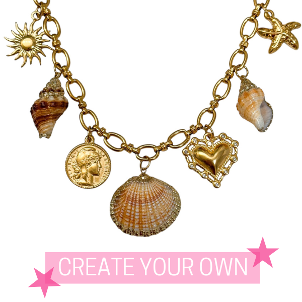 THICK LINKED CHARM NECKLACE