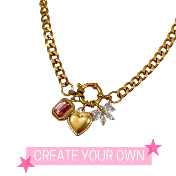 .MID DETACHABLE CHARM NECKLACE