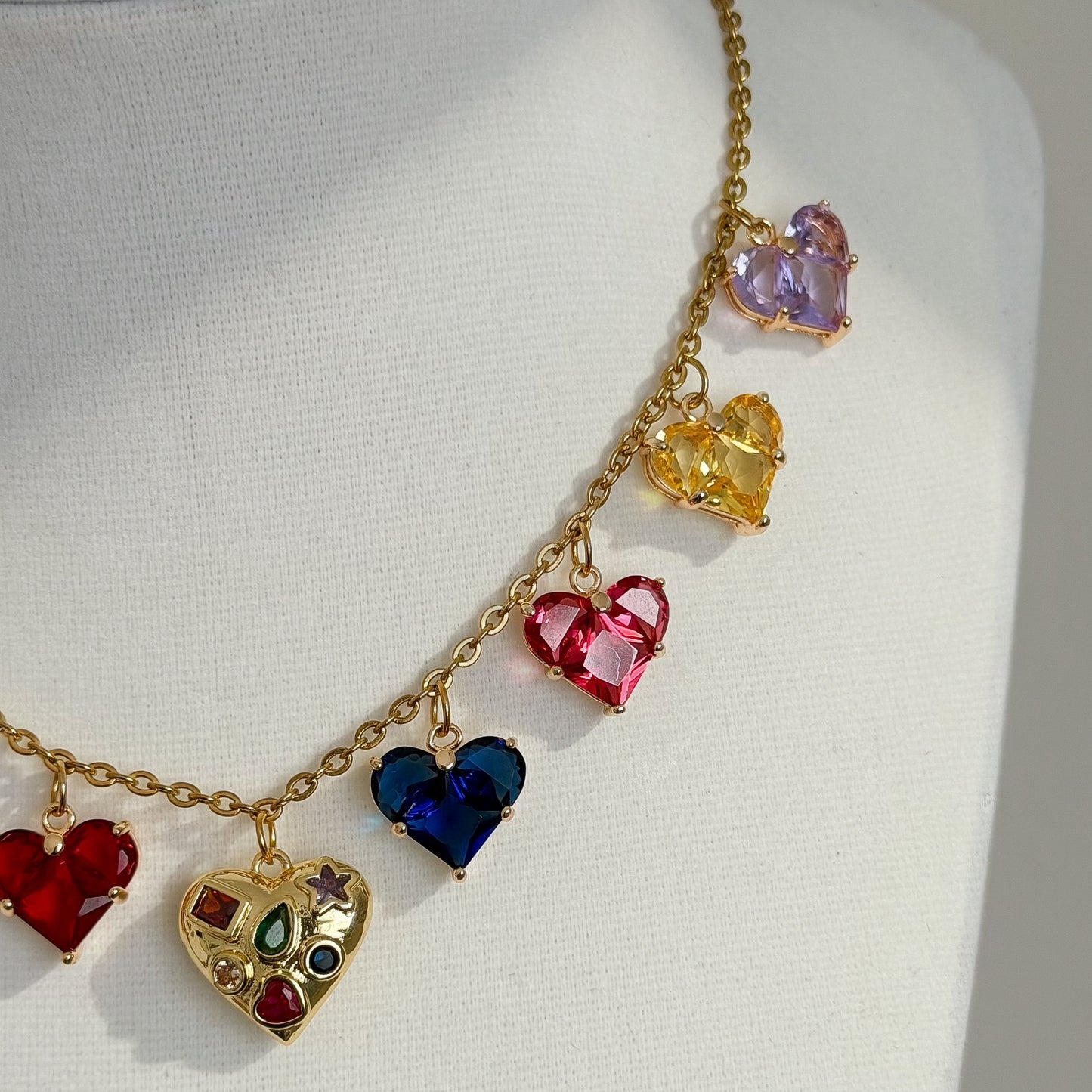 ALL THE LOVE CHARM NECKLACE