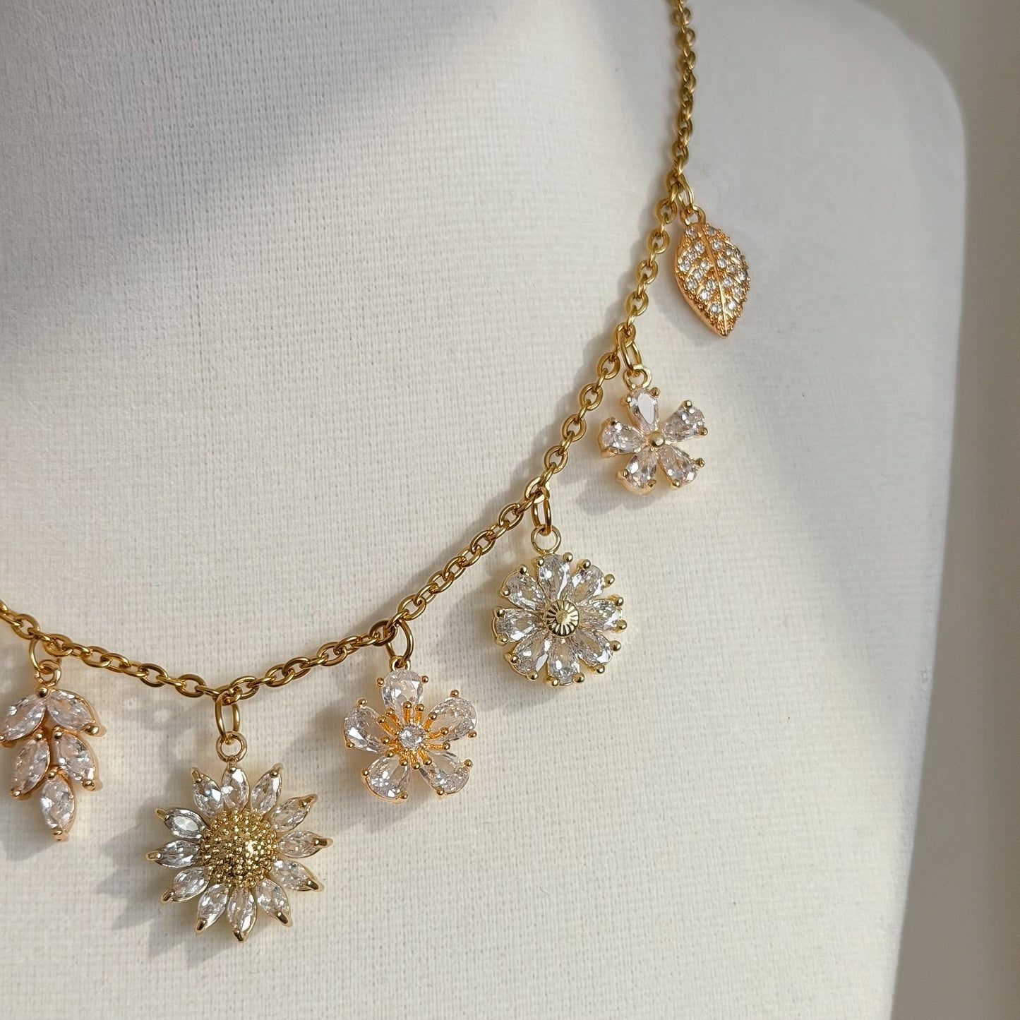 SECRET GARDEN CHARM NECKLACE
