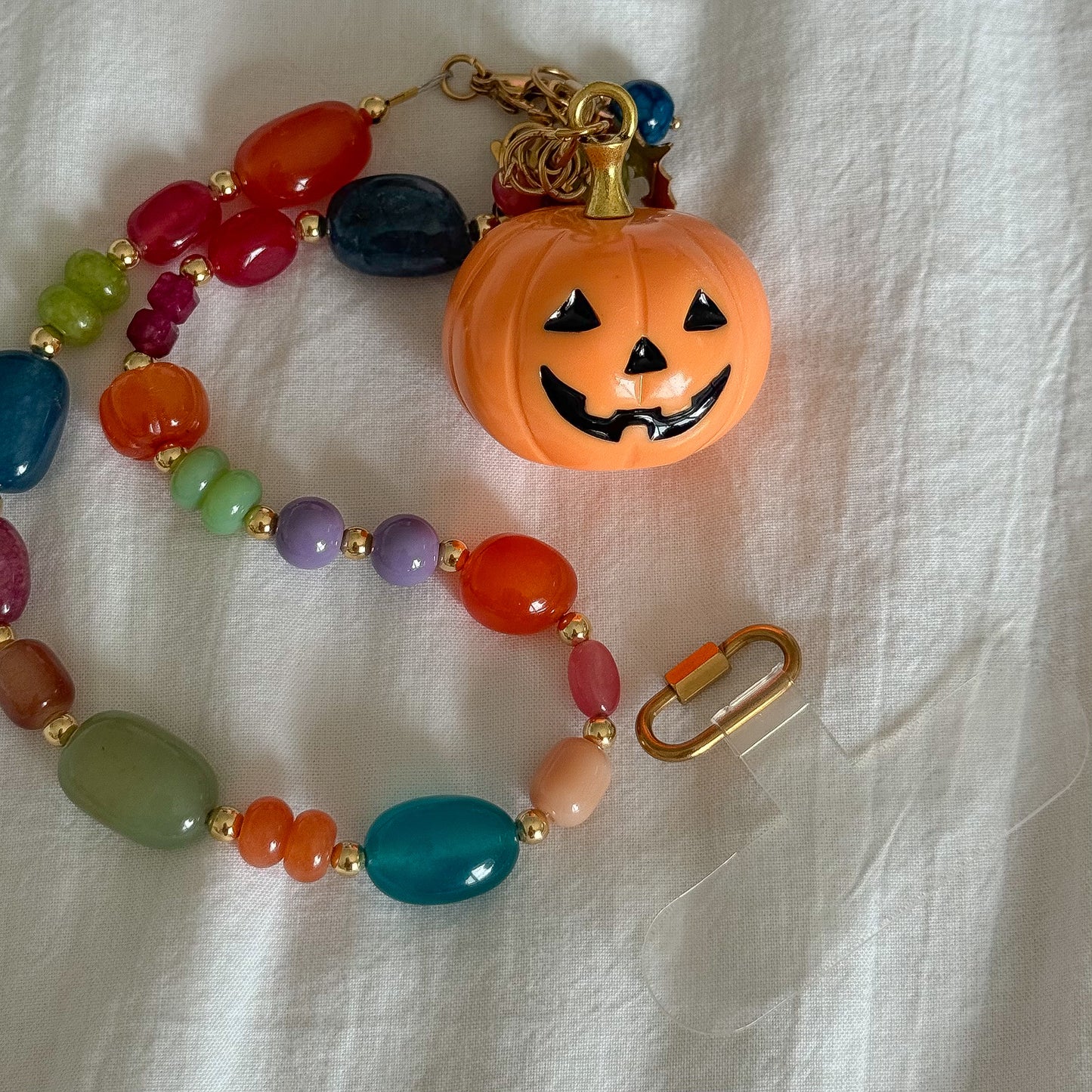 PUMPKIN PURSE CHARM/PHONE CHARM