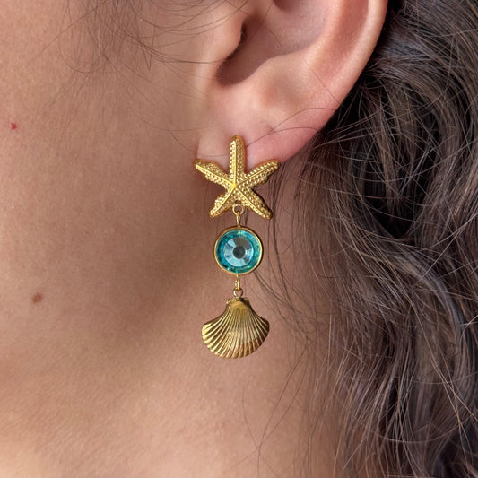 AQUAMARINE EARRINGS