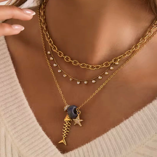 NEW ENGLAND CHARM NECKLACE