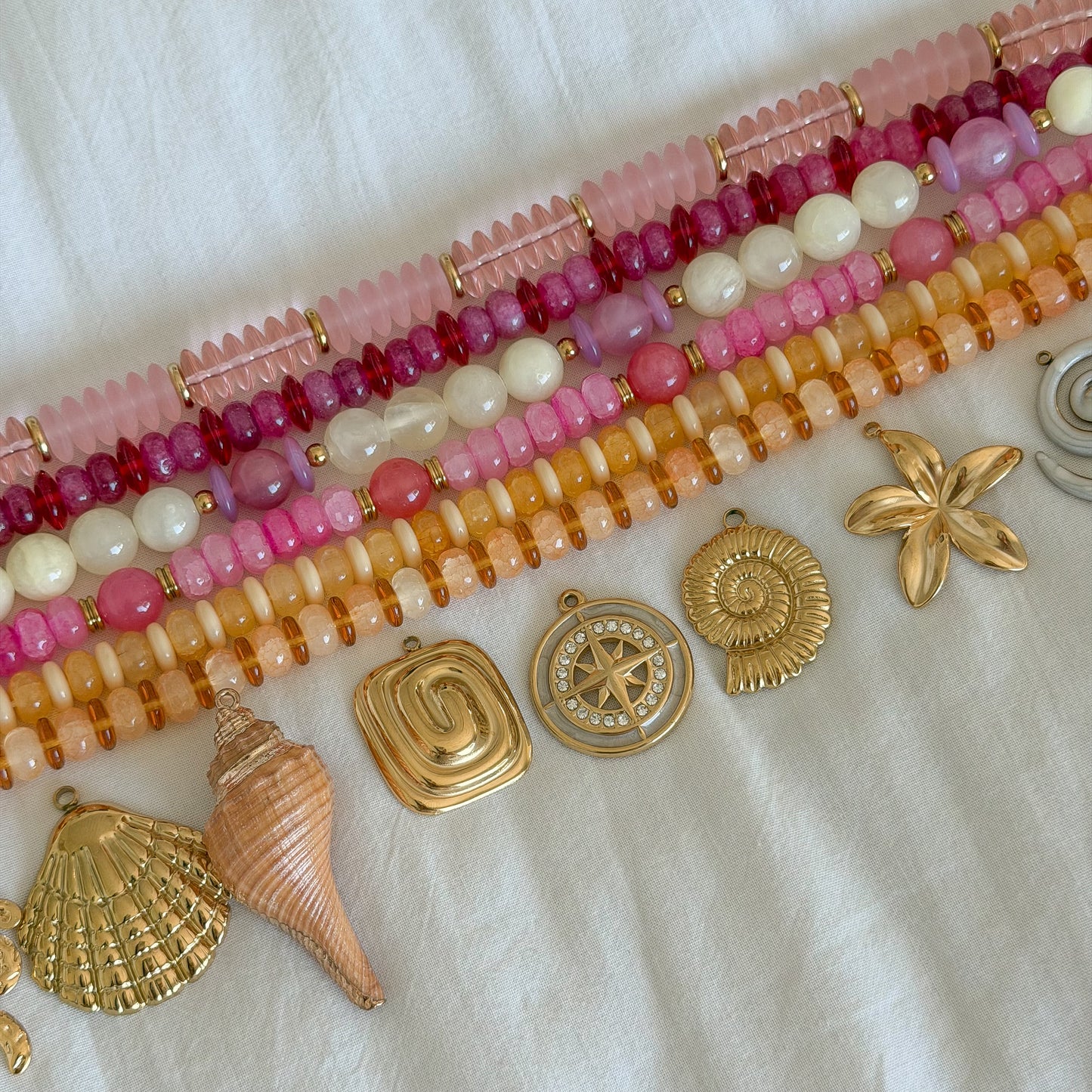 LEMON DROP BEADED NECKLACE