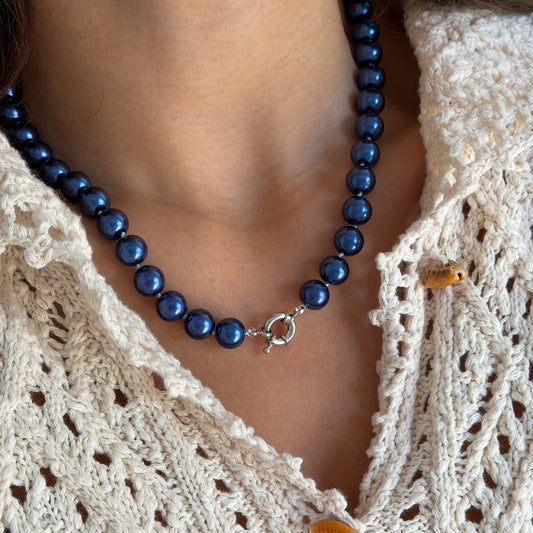COASTAL PEARL BEADED NECKLACE