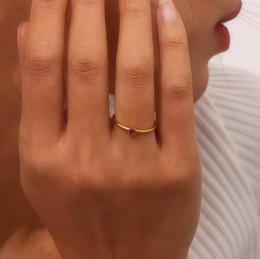 BIRTHSTONE RING
