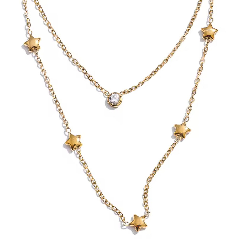 THE STARS WHO LISTEN LAYERED NECKLACE