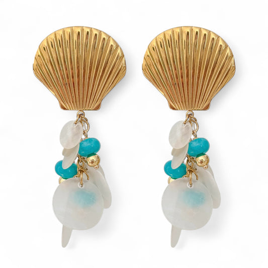 FRESHWATER SHELL EARRINGS