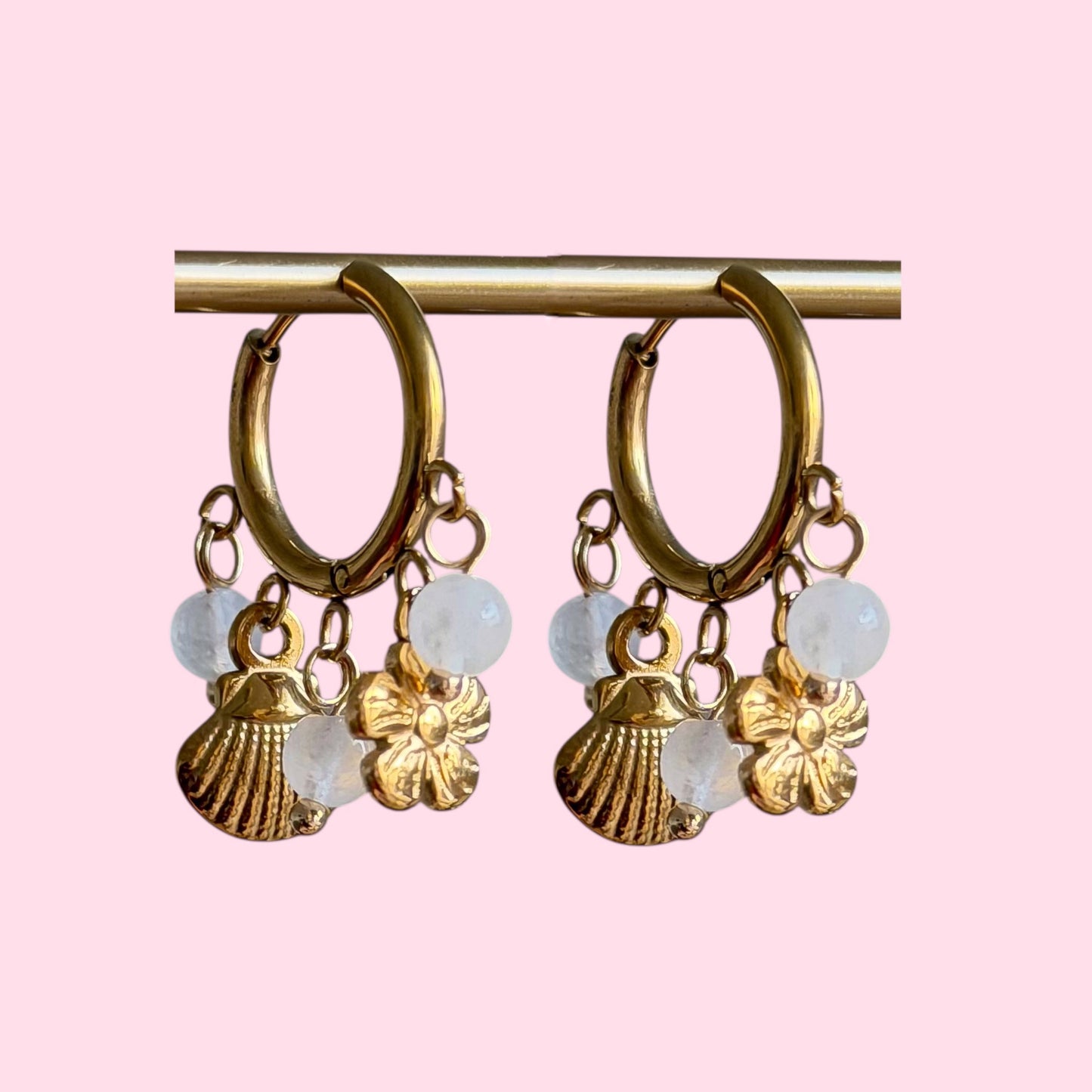 5 LAYER CHARM EARRINGS