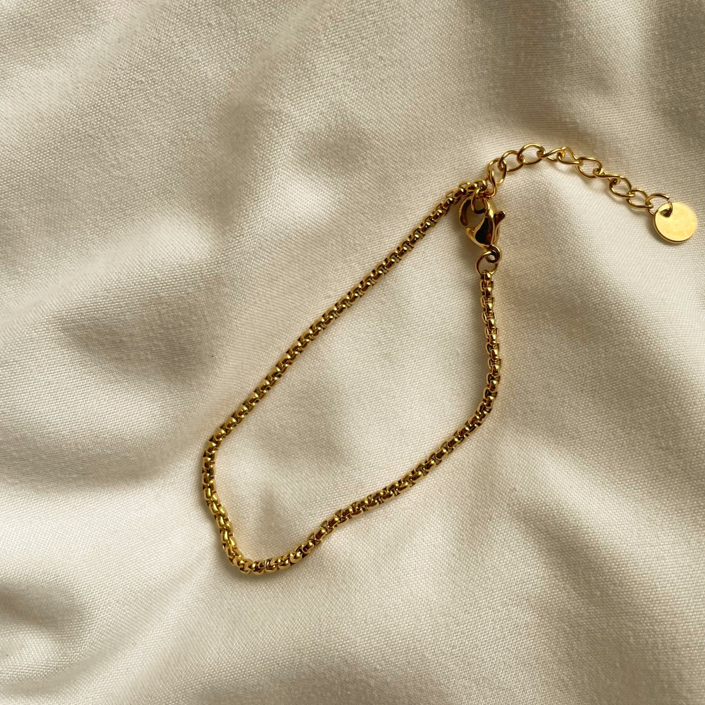Gold Simple Box Chain