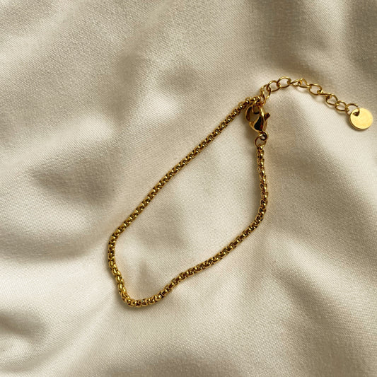Gold Simple Box Chain