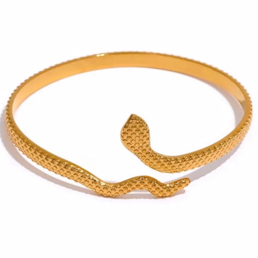 Gold Snake Bracelet