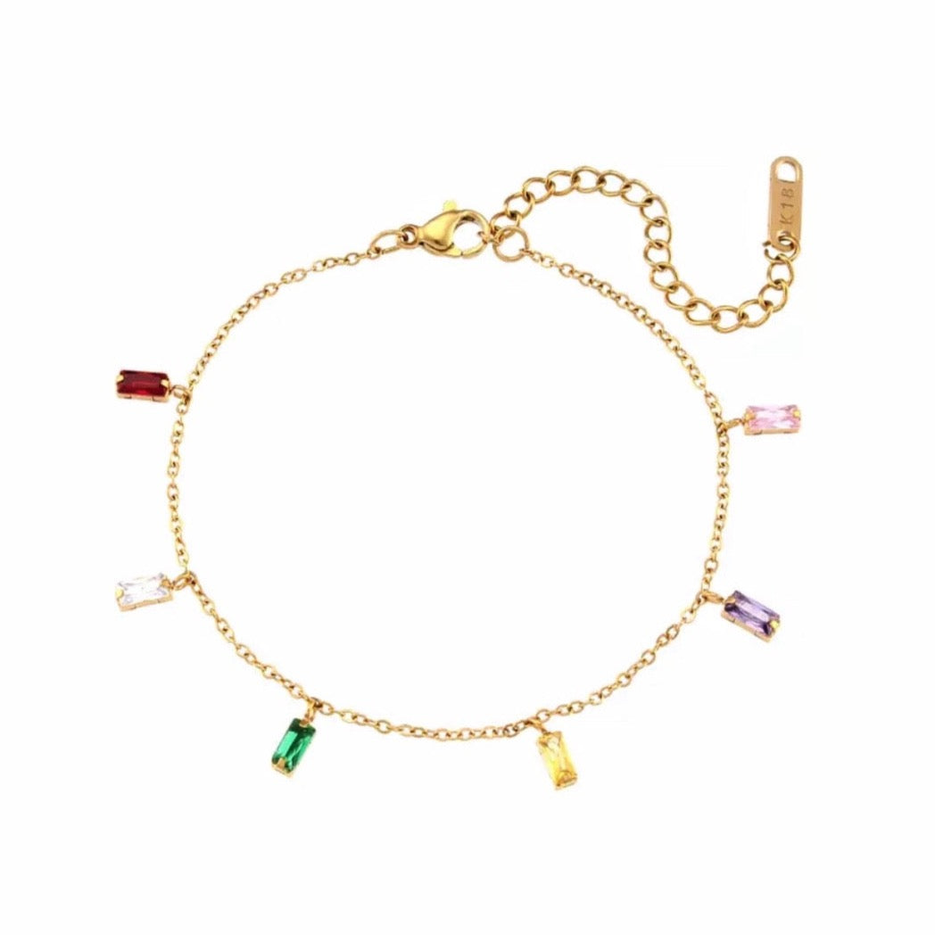 Rainbow CZ Bracelet