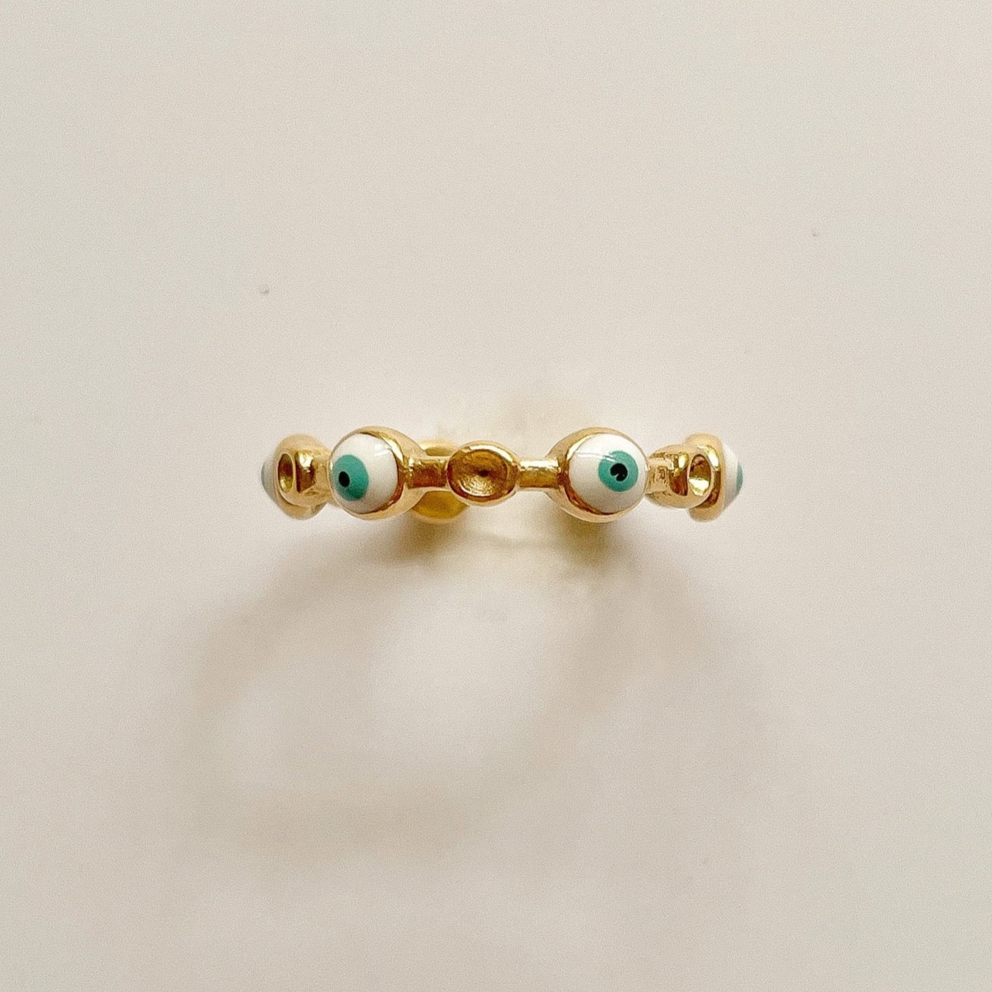 EVIL EYE ADJUSTABLE RING