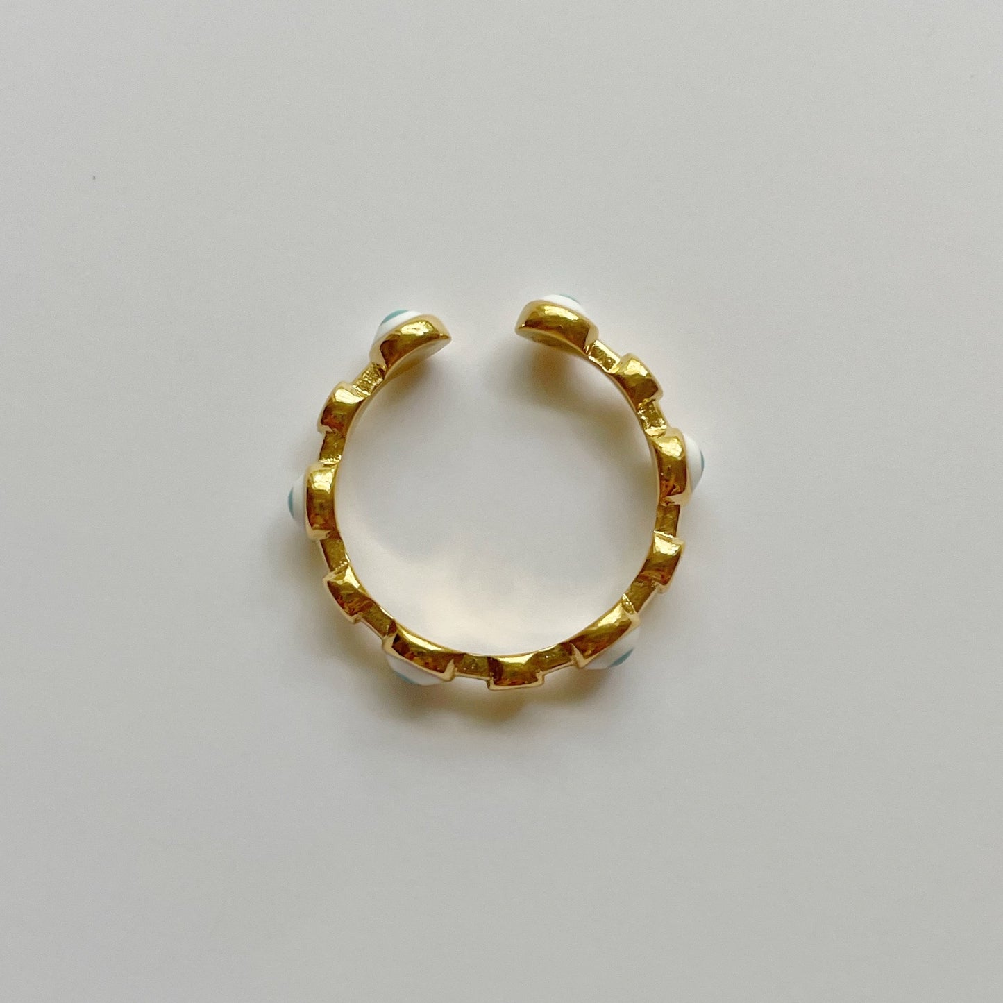 EVIL EYE ADJUSTABLE RING
