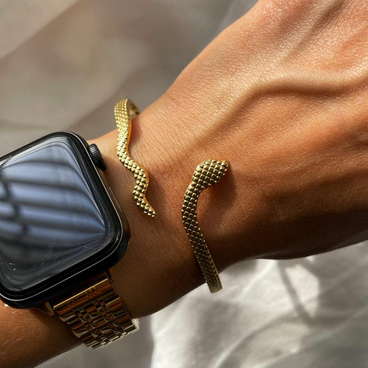 Gold Snake Bracelet