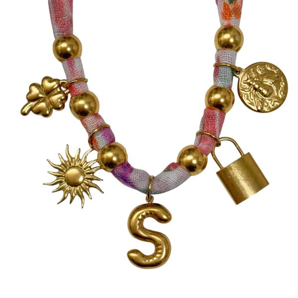 Bandana Charm Necklace