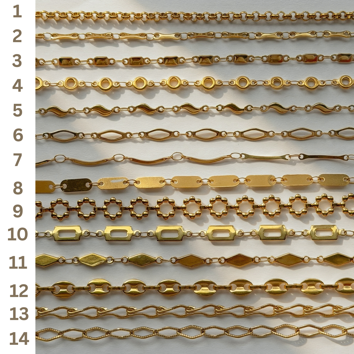 THIN CLEARANCE CHAINS