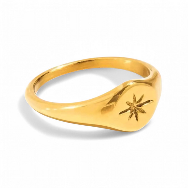 STAR SIGNET RING