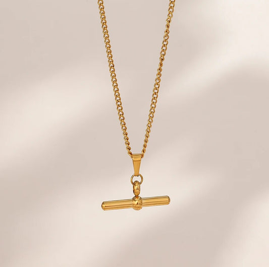 T-BAR PENDANT NECKLACE