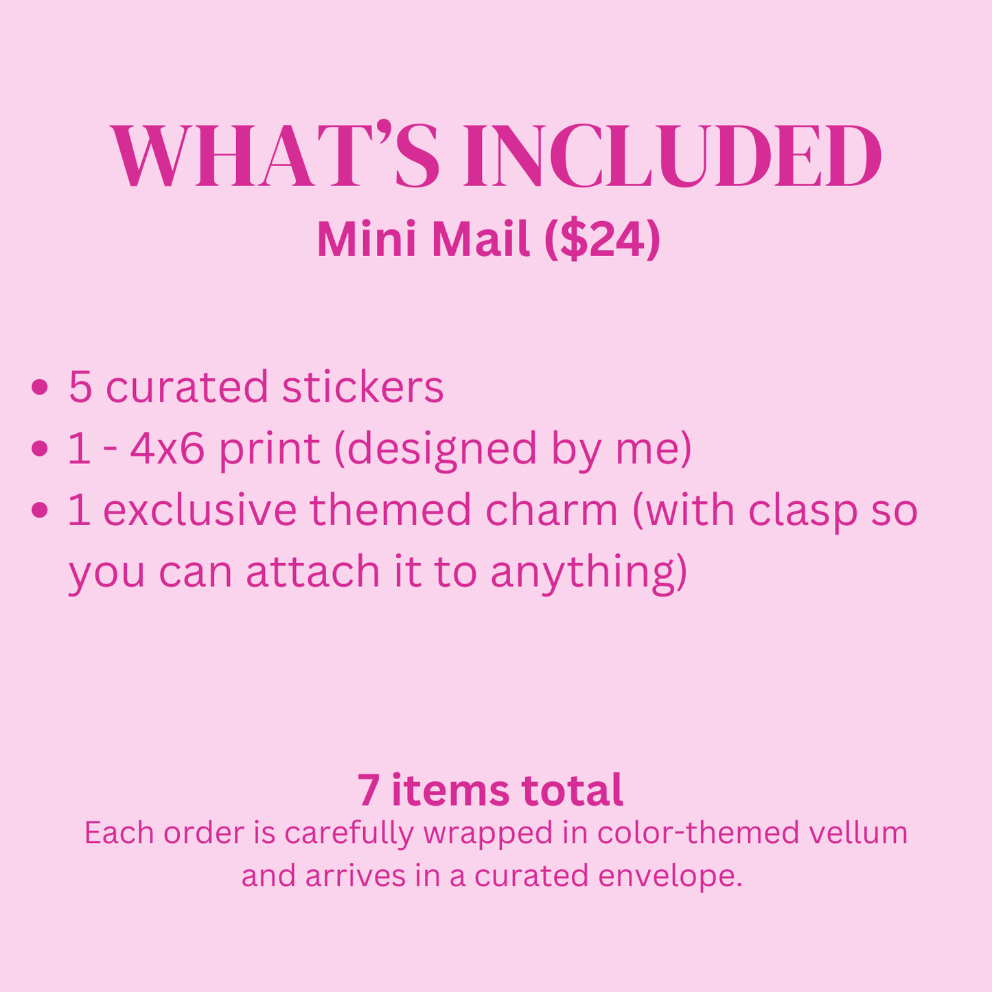 Monthly Mail Club