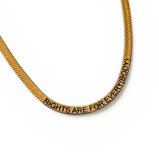 RIGHTS ARE FOR EVERY(BODY) NECKLACE