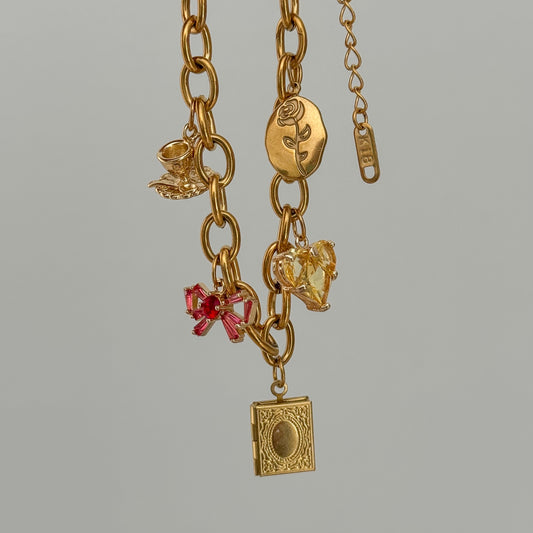 BELLE INSPIRED CHARM BRACELET