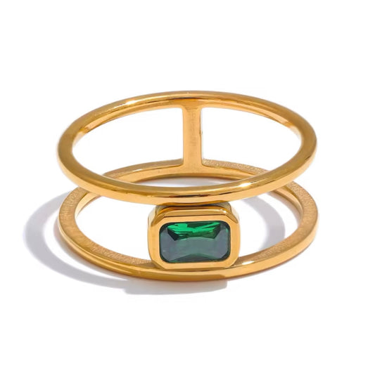 GREEN GEM RING