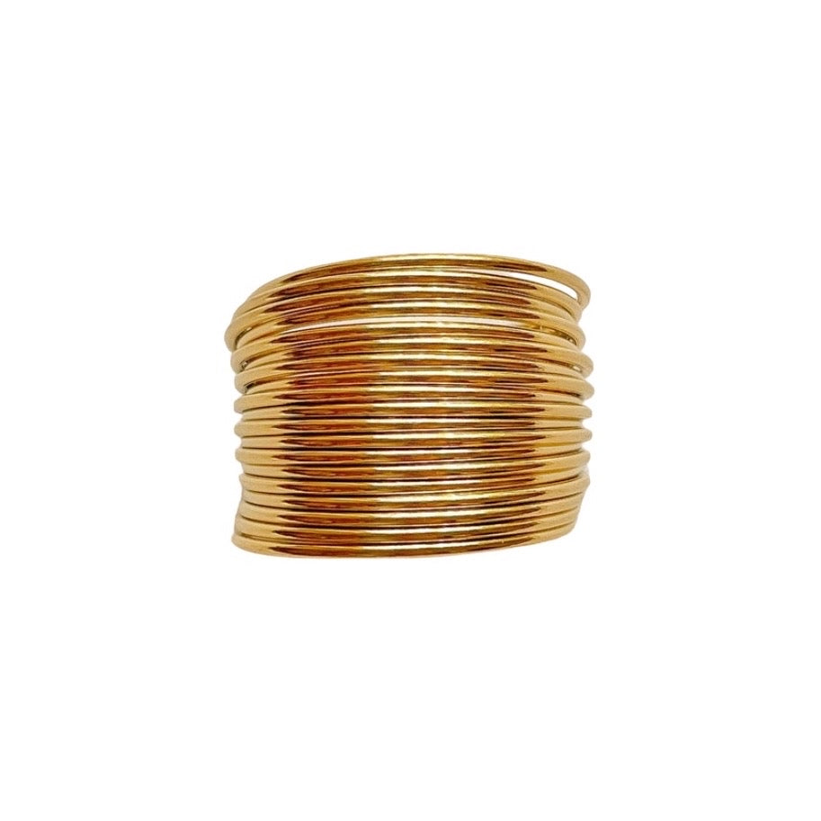 GOLD LAYERED WIRE RING