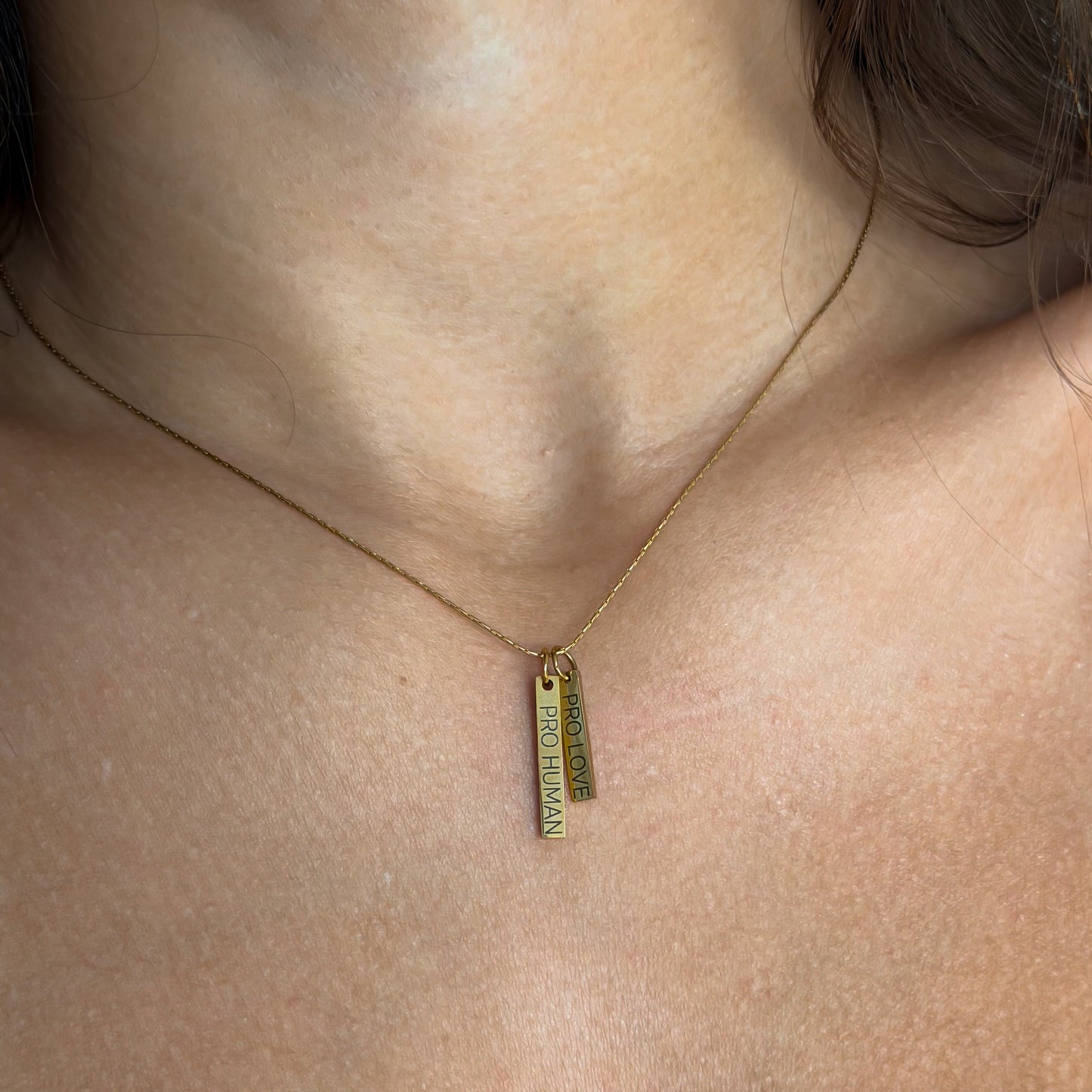 PRO LOVE PRO HUMAN NECKLACE