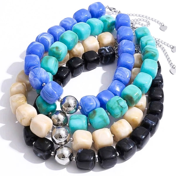 BORA BORA BEADED NECKLACE