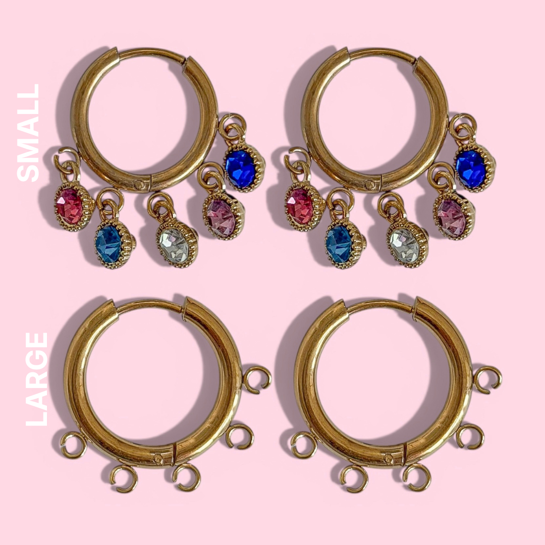 5 LAYER CHARM EARRINGS