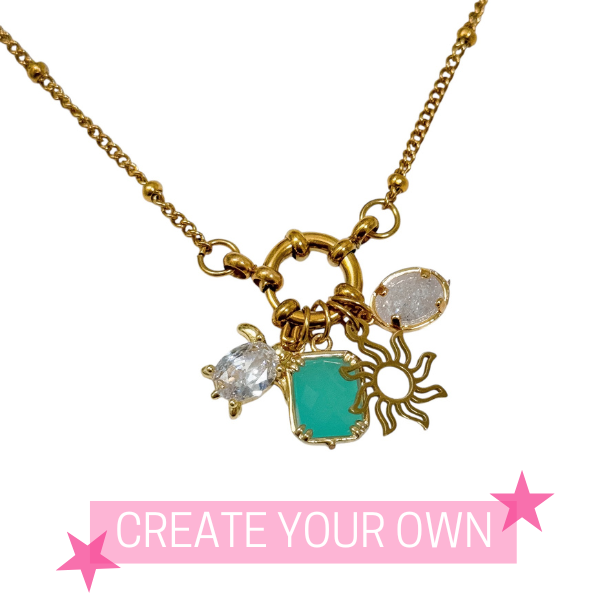 THIN DETACHABLE CHARM NECKLACE