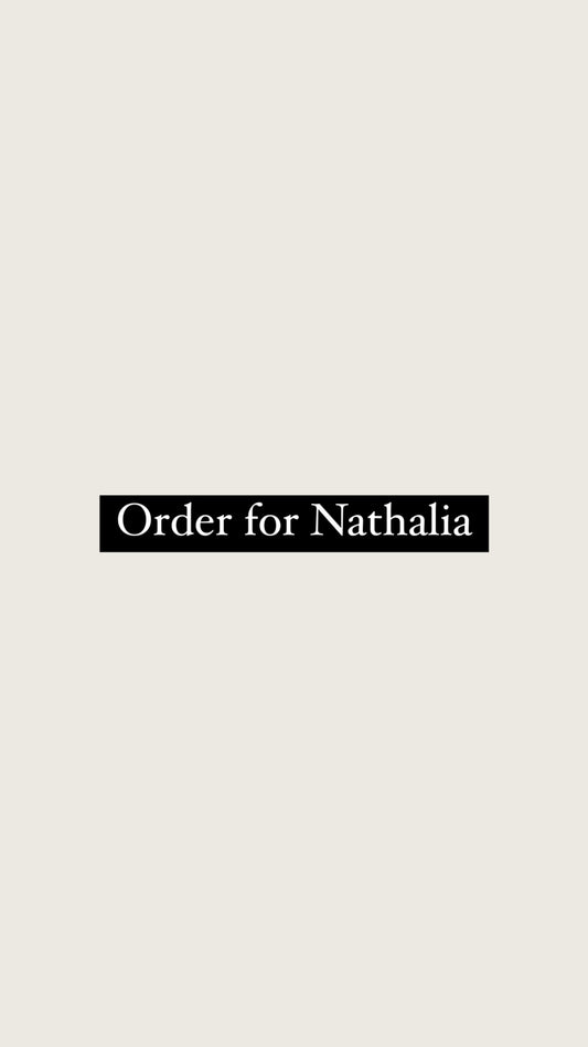 Order for Nathalia