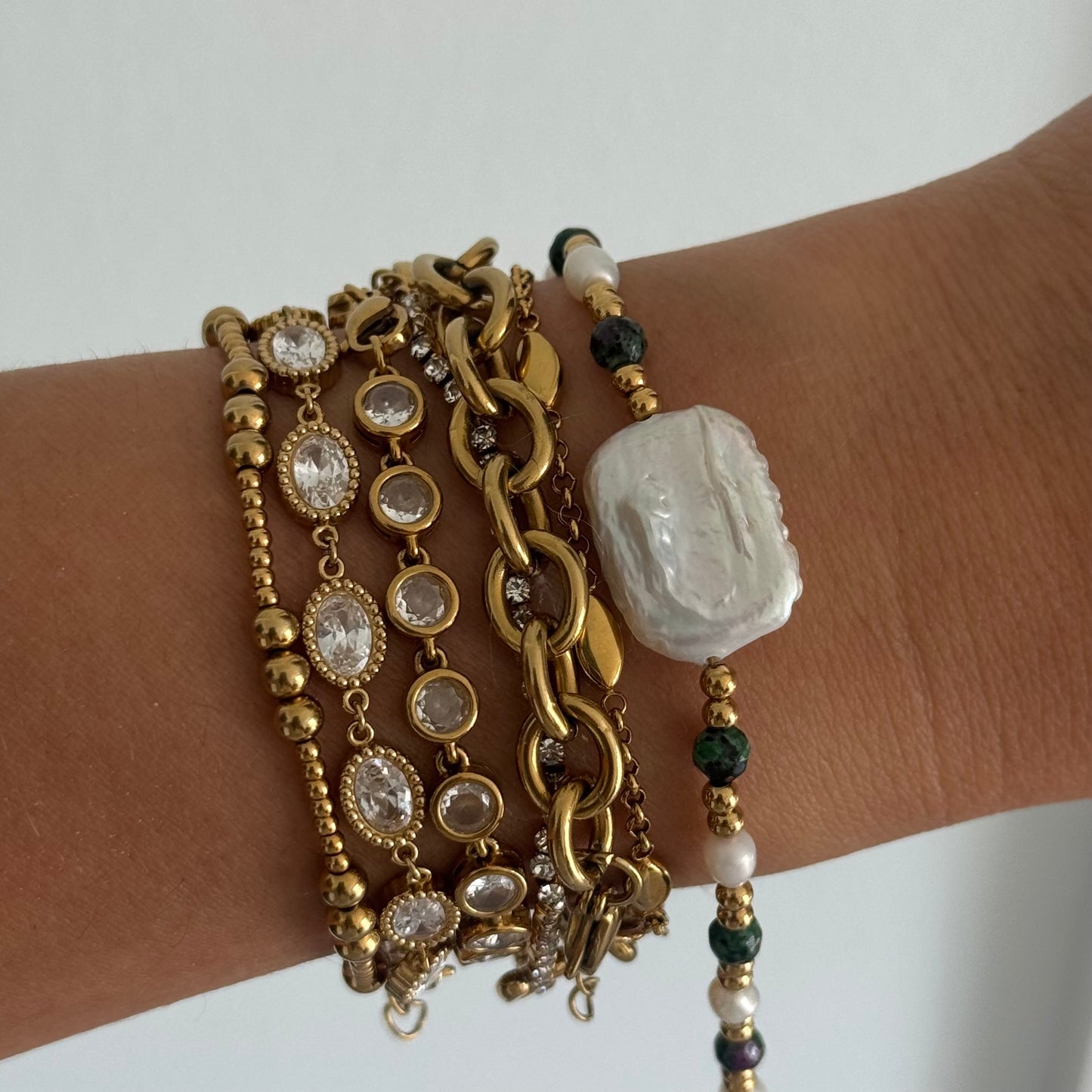 Forest Pearl Bracelet