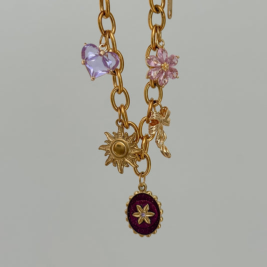 RAPUNZEL INSPIRED CHARM BRACELET