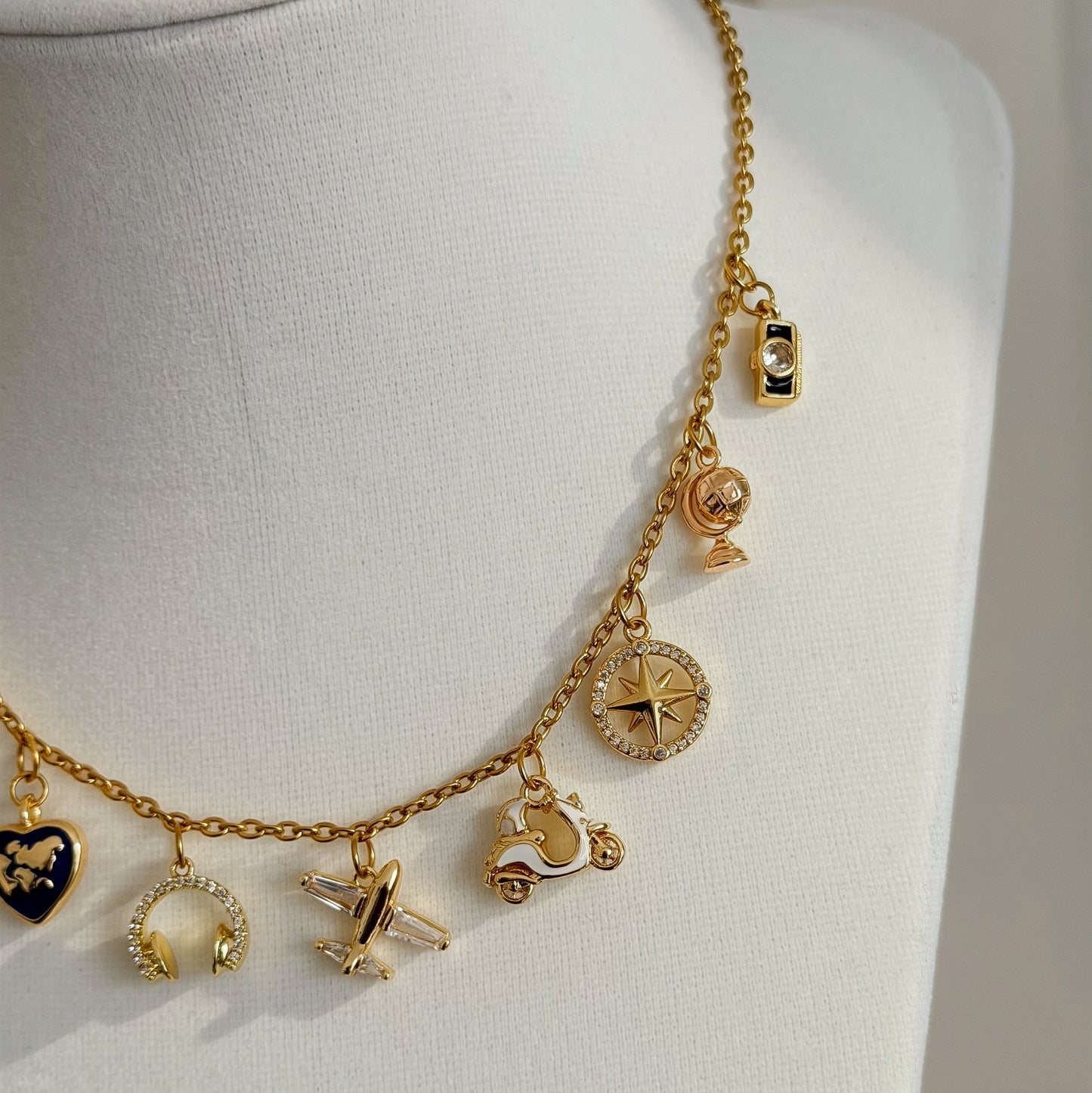 TRAVEL CHARM NECKLACE