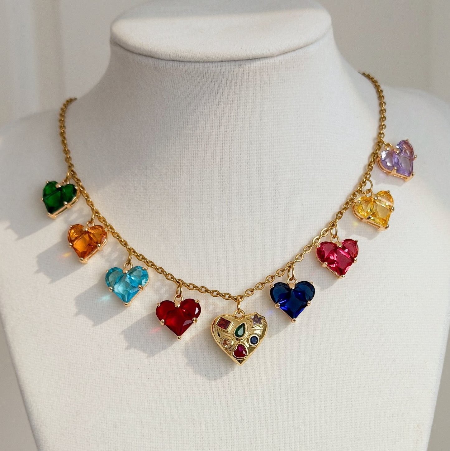ALL THE LOVE CHARM NECKLACE
