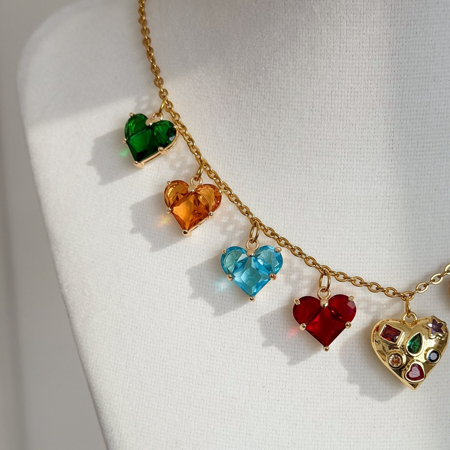 ALL THE LOVE CHARM NECKLACE