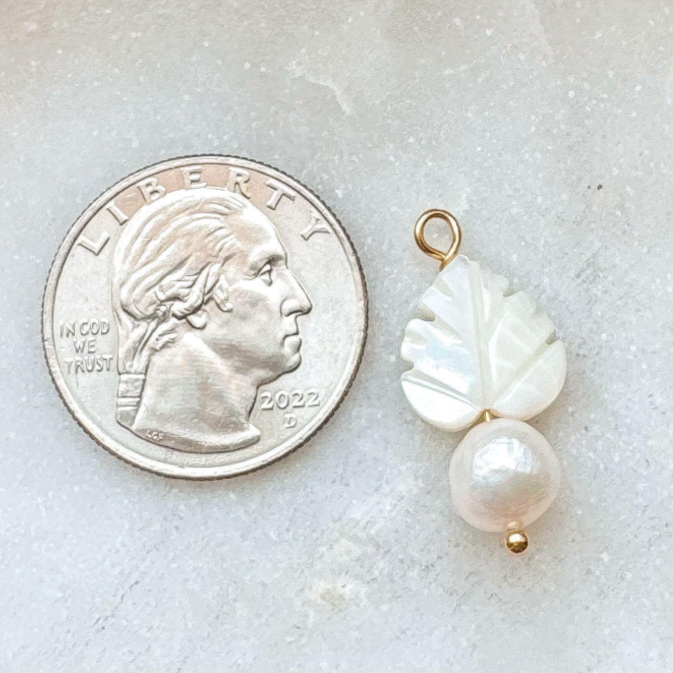 SHELL PALM CHARM