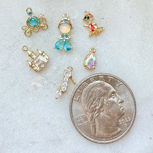 CINDERELLA CHARM SET