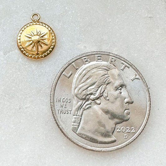 SUN COIN CHARM