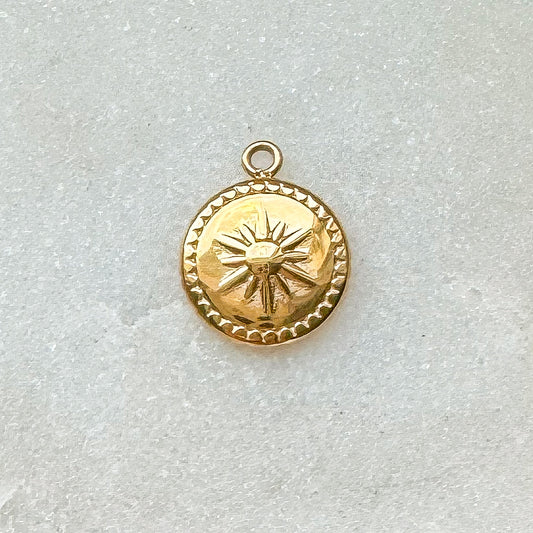 SUN COIN CHARM