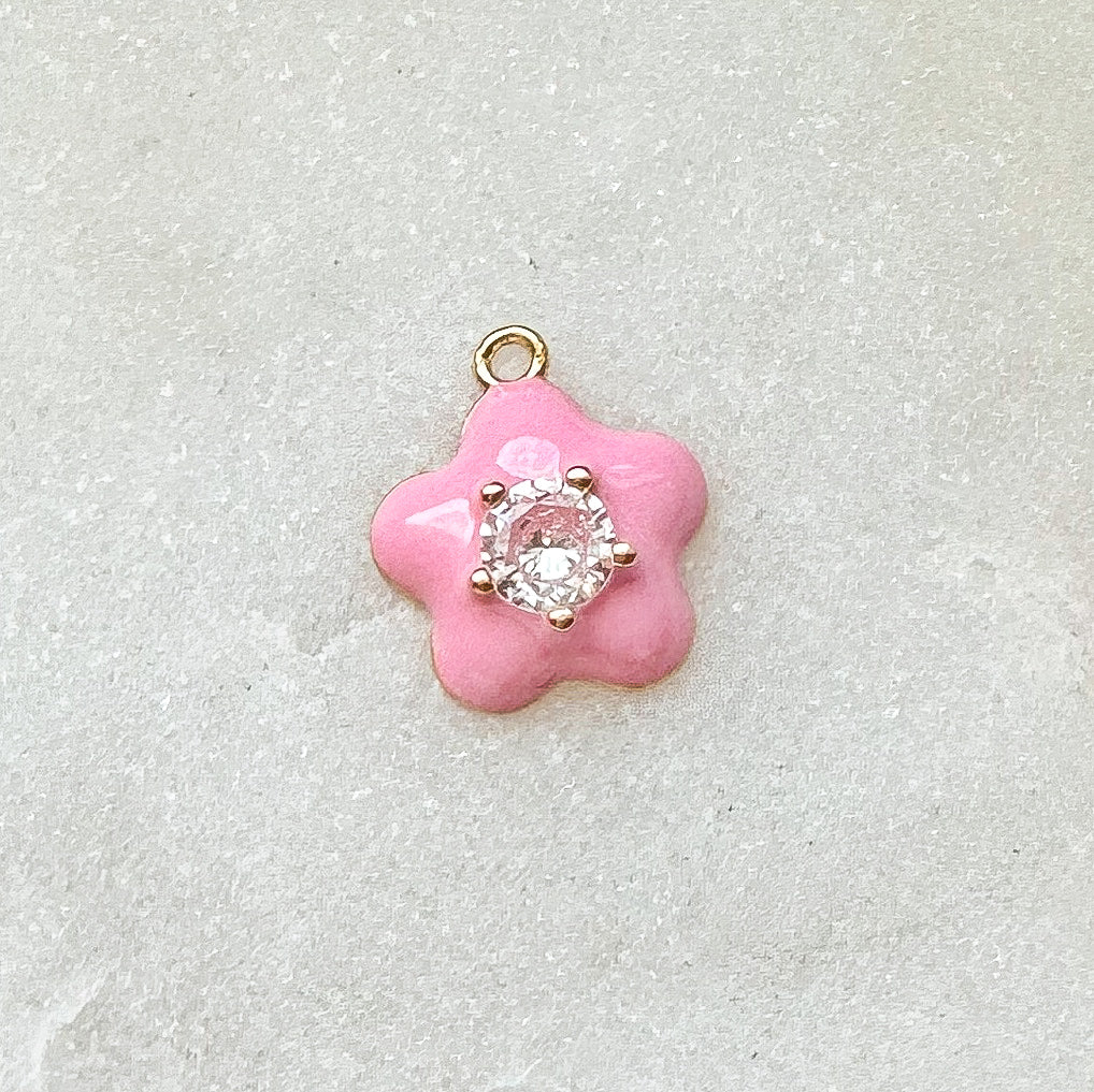 PINK FLOWER CHARM