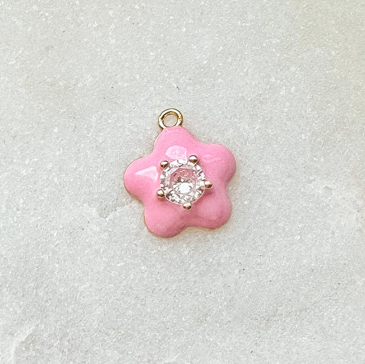 PINK FLOWER CHARM