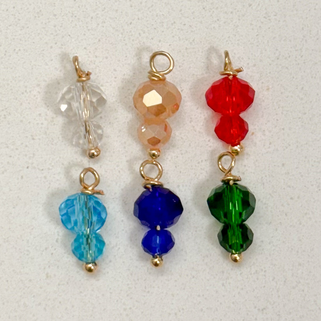 CRYSTAL BEAD CHARM