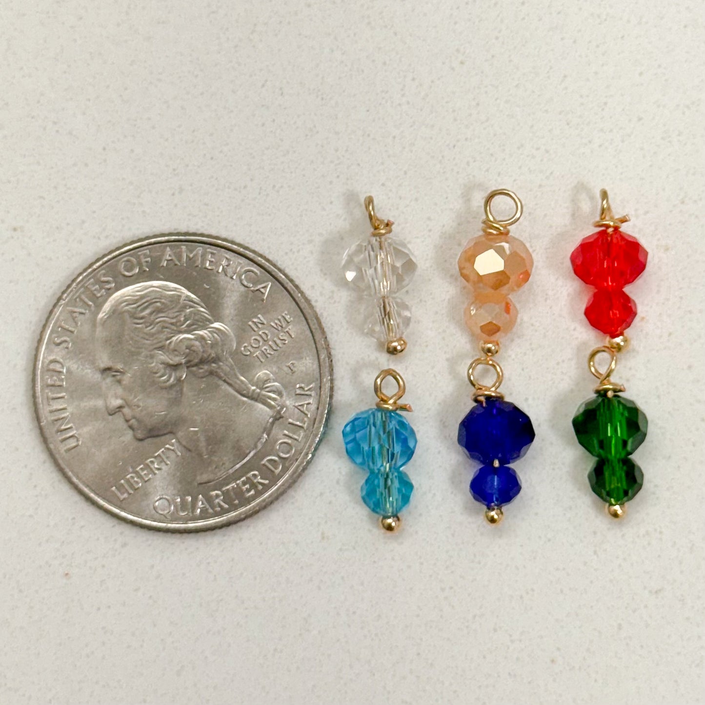 CRYSTAL BEAD CHARM