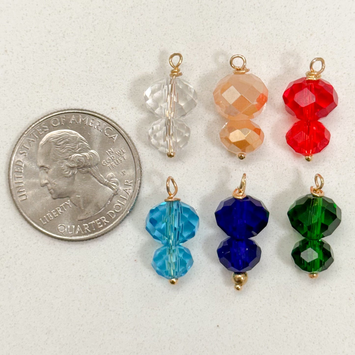 CRYSTAL BEAD CHARM