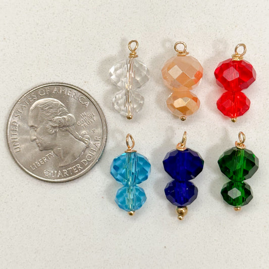 CRYSTAL BEAD CHARM